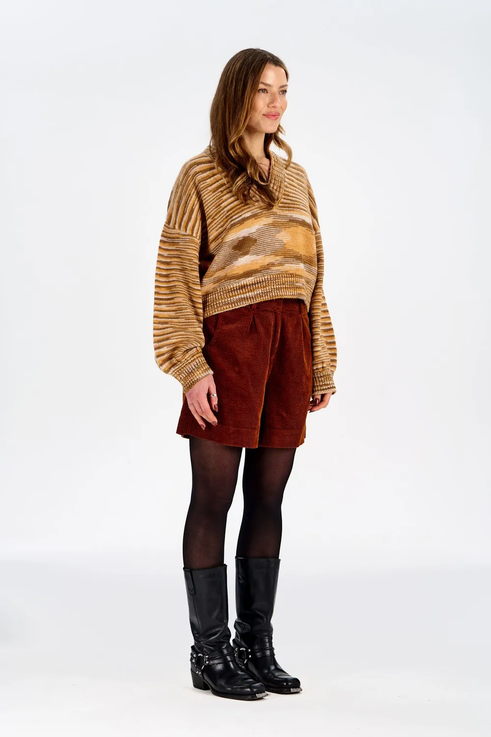 Komodo Faith Pullover Sand Space Dye Wolle EUR 38
