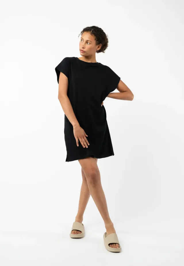 MELA SUNEA T-Shirt-Kleid thymian Bio-Baumwolle