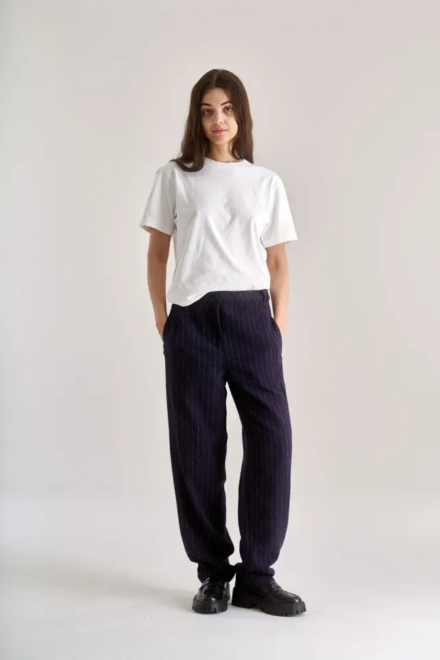 Komodo Maddie Hose Navy Wollmix Gr. 36-44