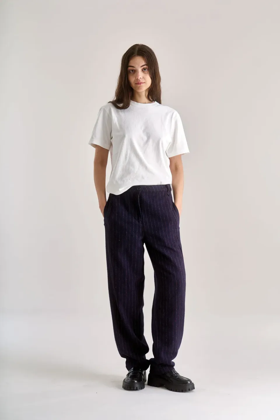 Komodo Maddie Hose Navy Wollmix Gr. 36-44