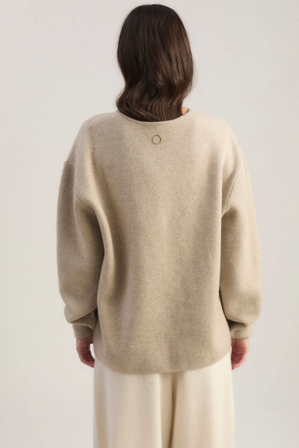 Oyuna Axa Pullover Feather Oversized aus Cashmere