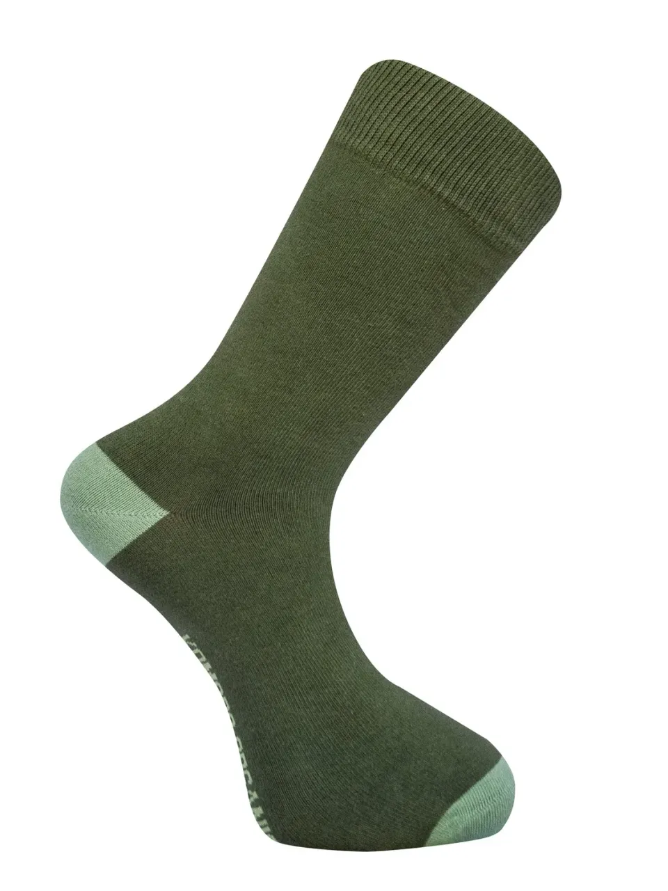KOMODO PUNCHY Socken Pesto Grün 41-43 GOTS-Bio