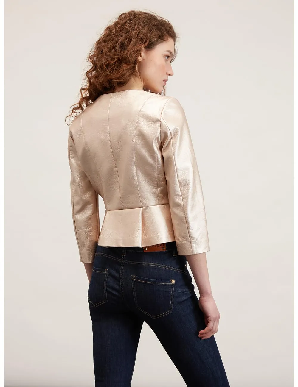Motivi Blousonjacke kurz Slim-fit beschichtet