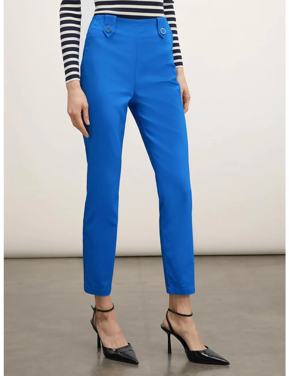 Motivi Spring Summer 24 Regular-Hose Stoffhose Baumwolle