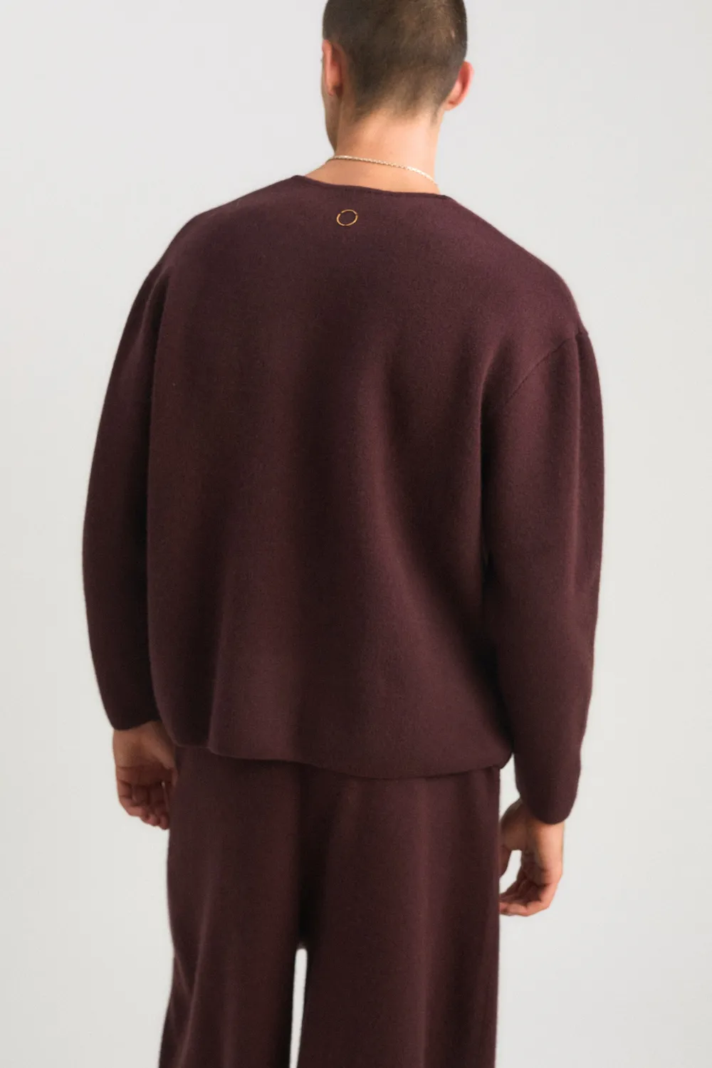 Oyuna Axa Pullover Carob Ink Jacquard