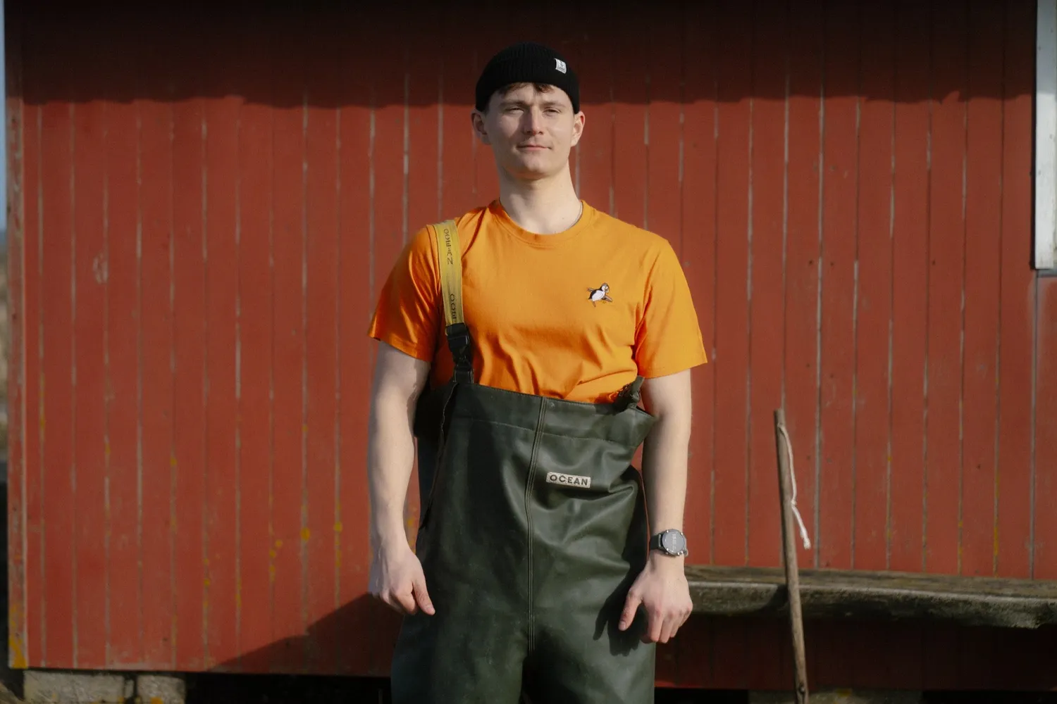 LAKOR Mini Sea Parrot Surf T-Shirt marmalade Bio-Baumwolle