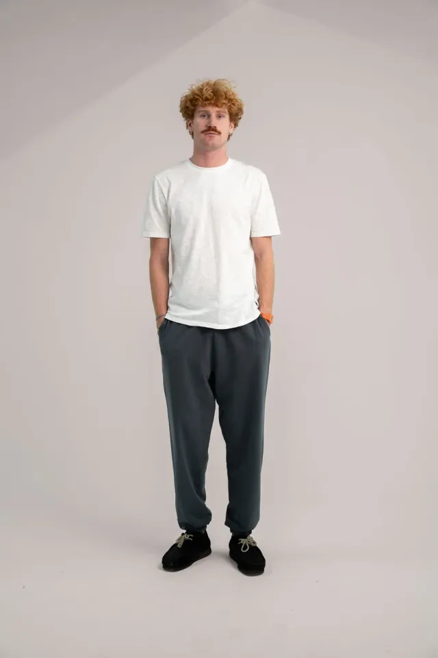 KOMODO ADAM Jogger Washed Black Bio-Baumwolle
