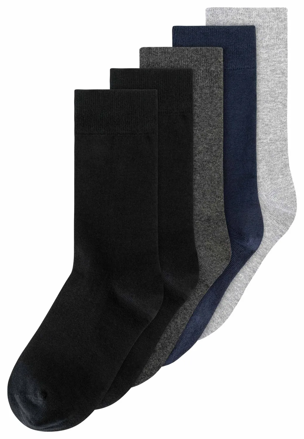 MELA Basic Socken 5 Paare Bio-Baumwolle 39-42