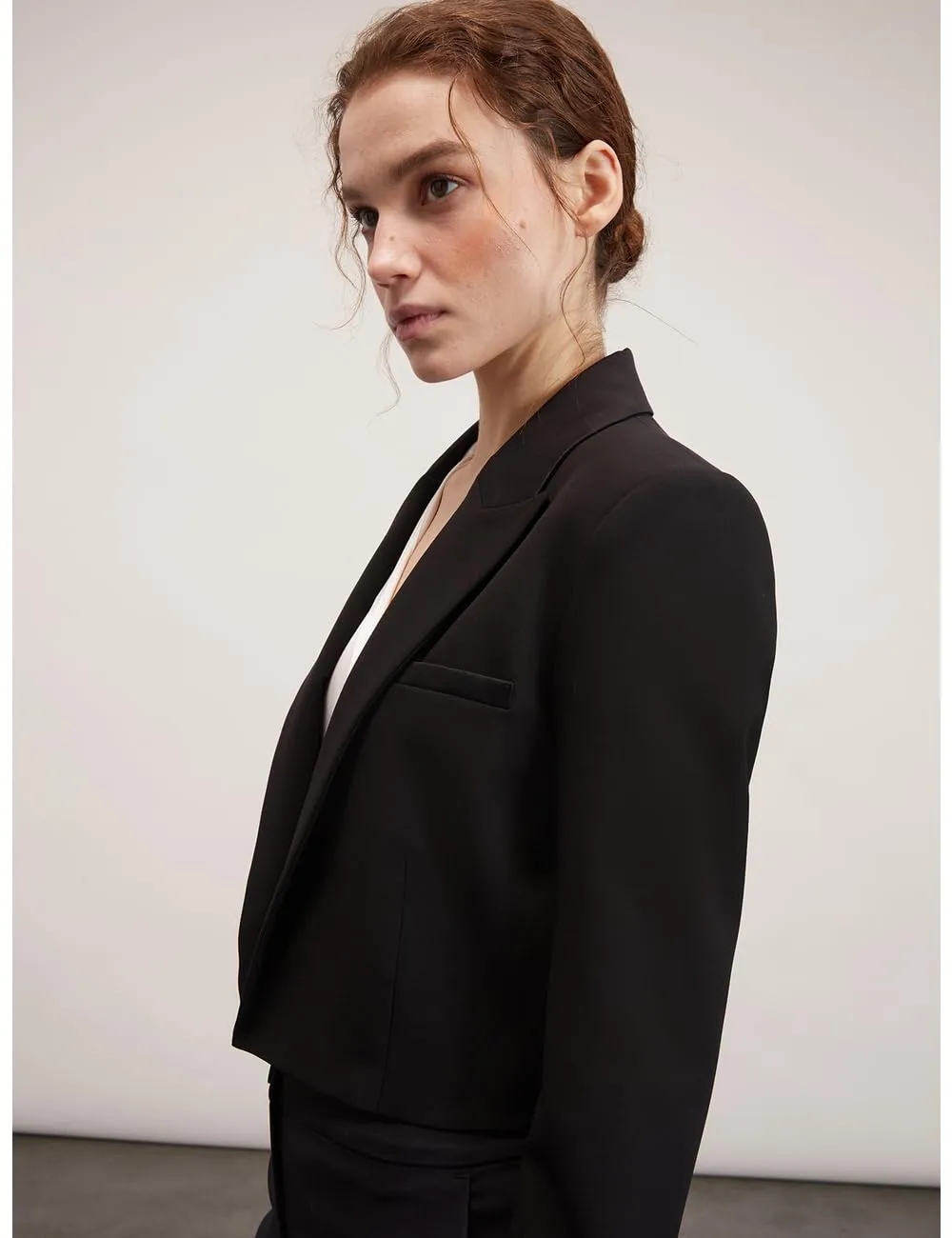 Motivi Spencer-Jacke mit Satineinsätzen Jacke technisch
