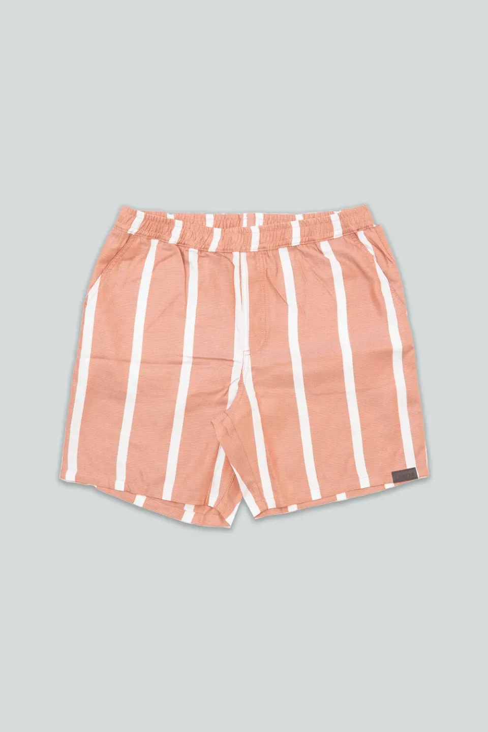 LAKOR Wide Stripe Shorts Mango Lyocell Streifen