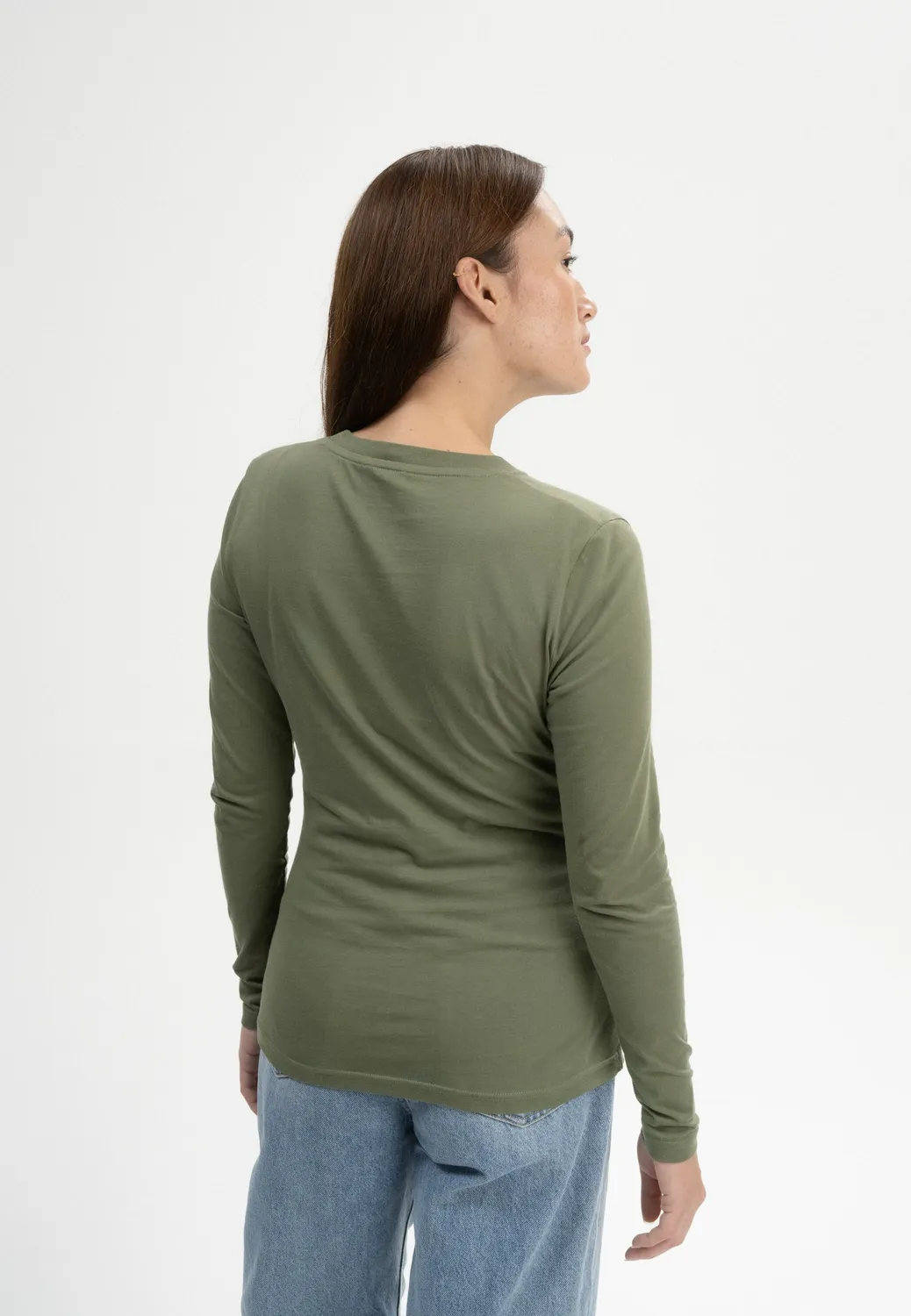 MELA DHIVYA Langarmshirt schwarz M Bio-Baumwolle