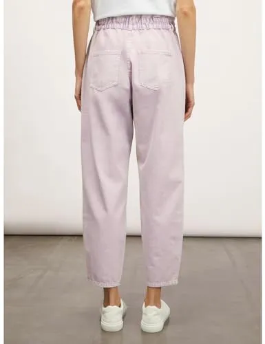 Motivi Paperbag-Jeans farbig Jeans hoher Bund Baumwolle