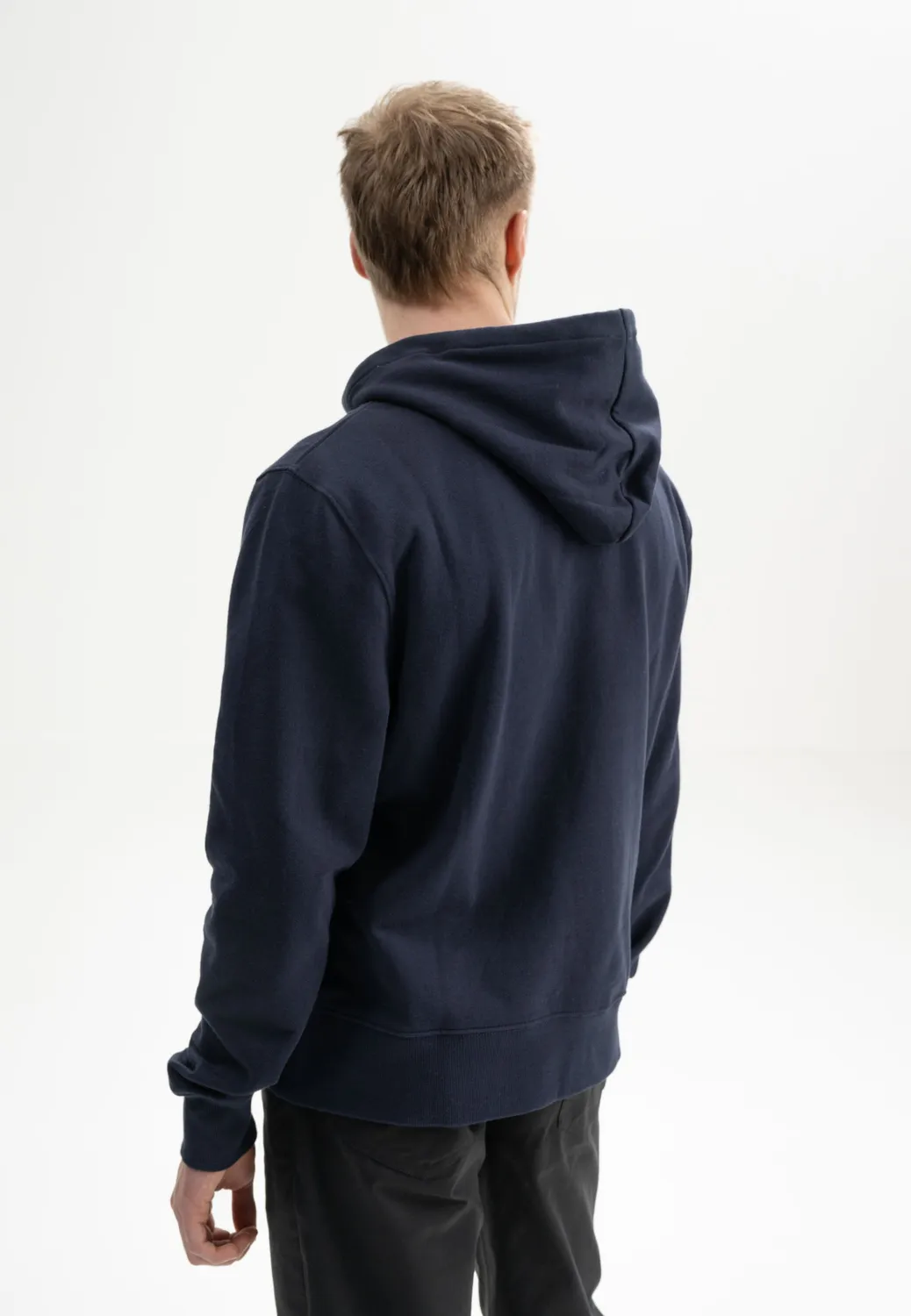 MELA TICAN Kapuzenpullover navy Gr. M Bio-Baumwolle