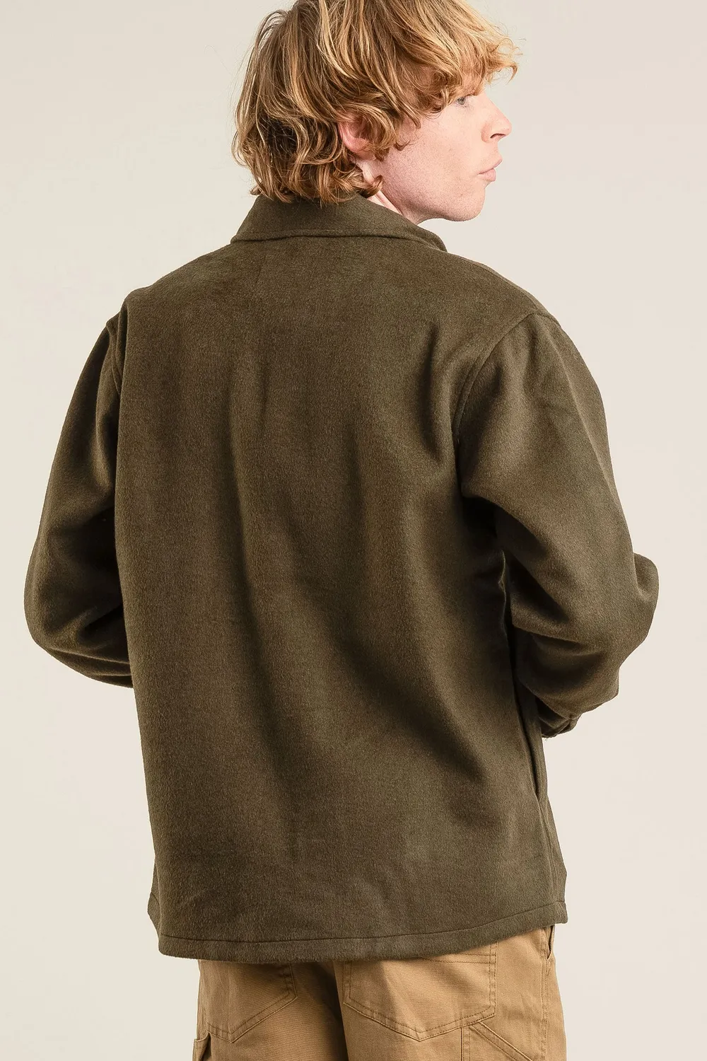 Komodo Johan Overshirt Olive Recycling-Wolle