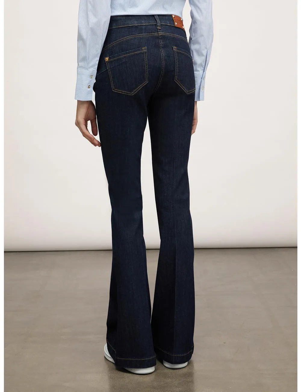 motivi Bianca Flare-Jeans Push-up dunkelblau