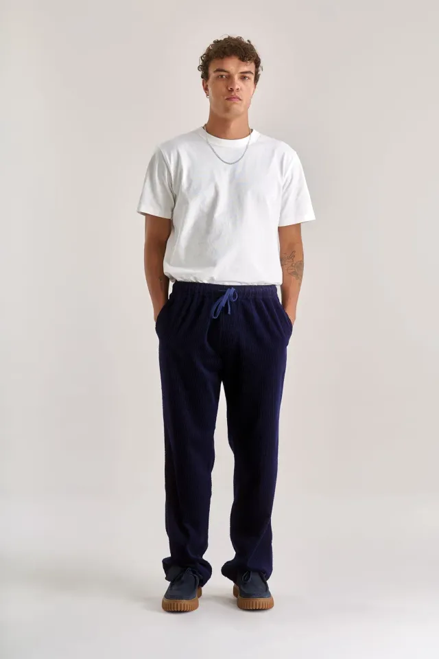 Komodo Luke Cordhose Navy Bio-Baumwolle Gr. M