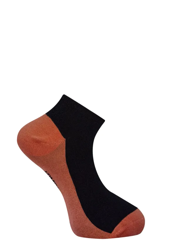 KOMODO ANKLE Socken Schwarz Bio-Baumwolle kurz