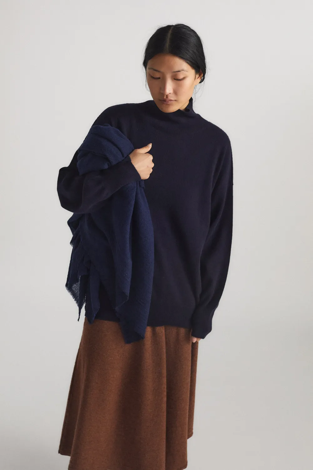 Oyuna Kotto Sweater Pullover Ocean Rollkragen
