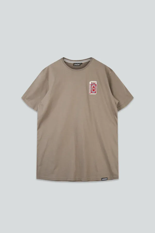 LAKOR Matchbox T-Shirt Morel Bio-Baumwolle