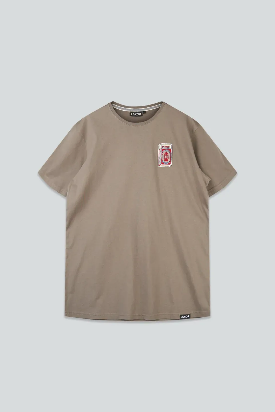 LAKOR Matchbox T-Shirt Morel Bio-Baumwolle