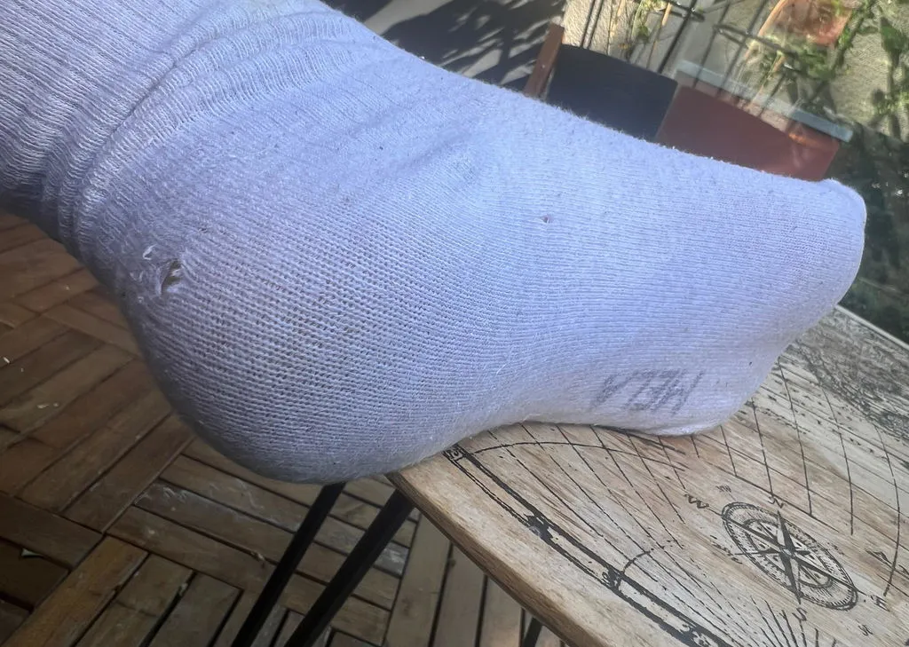 MELA Gerippte Socke Stickerei Bundle herz rot Baumwolle