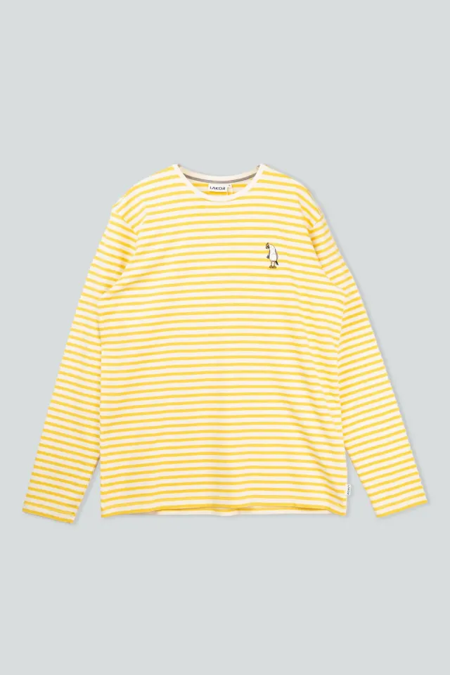 LAKOR Ahoy Mini Flipping Bird T-Shirt cremeweiß