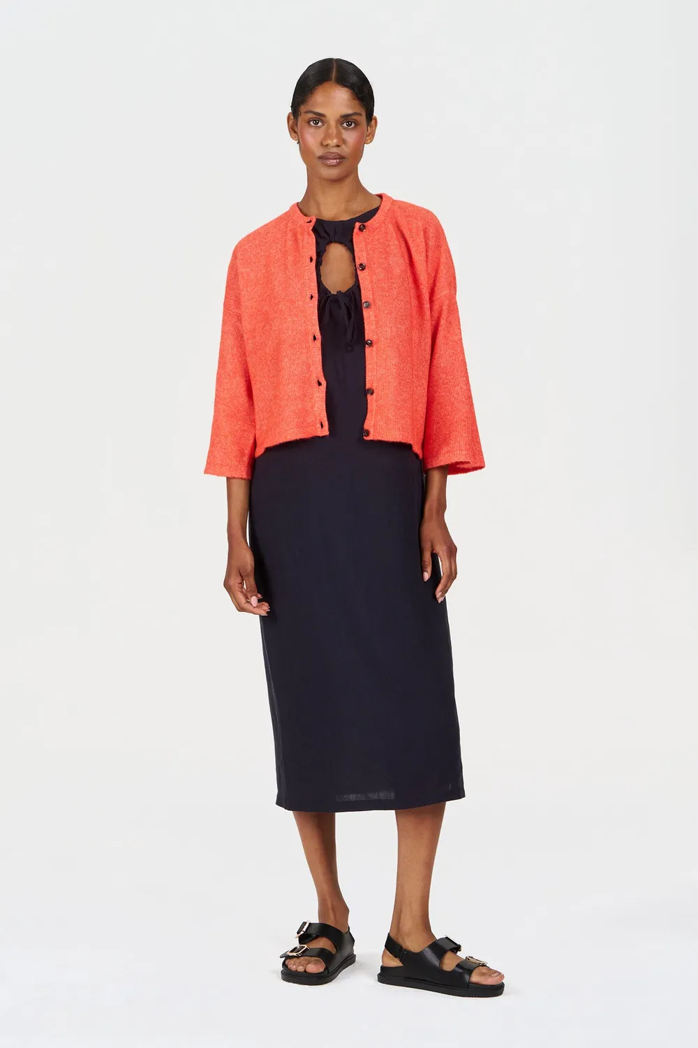 KOMODO COVET Cardigan Orange Recycling-Poly Damen