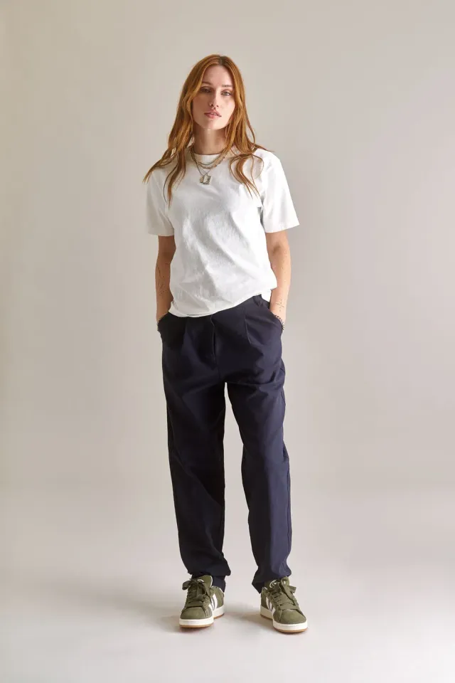 Komodo Lyla Hose Navy Gr.44 Baumwolle Tencel