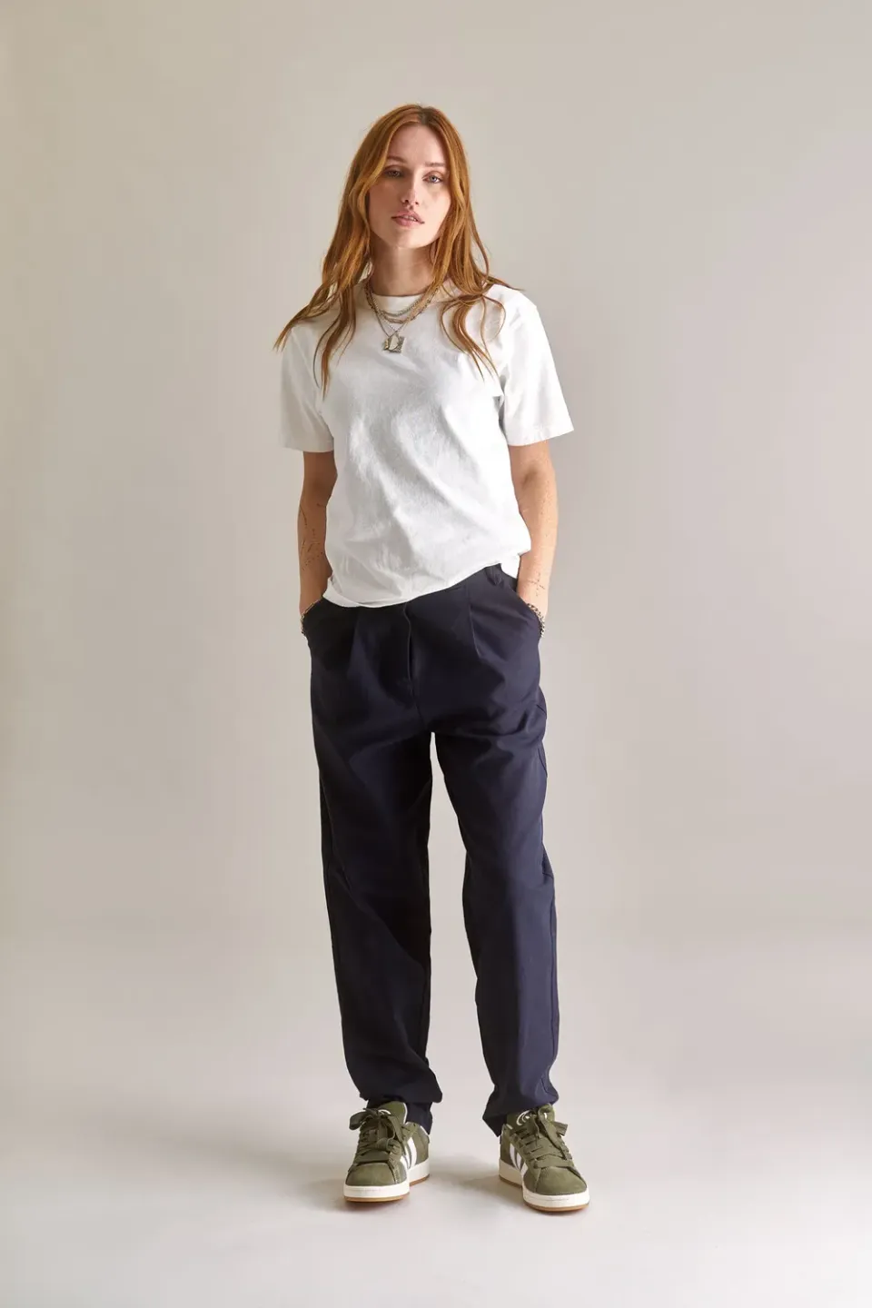 Komodo Lyla Hose Navy Gr.44 Baumwolle Tencel
