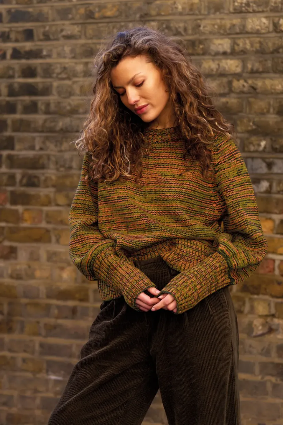 KOMODO LEILA Pullover Space Dye Merino locker