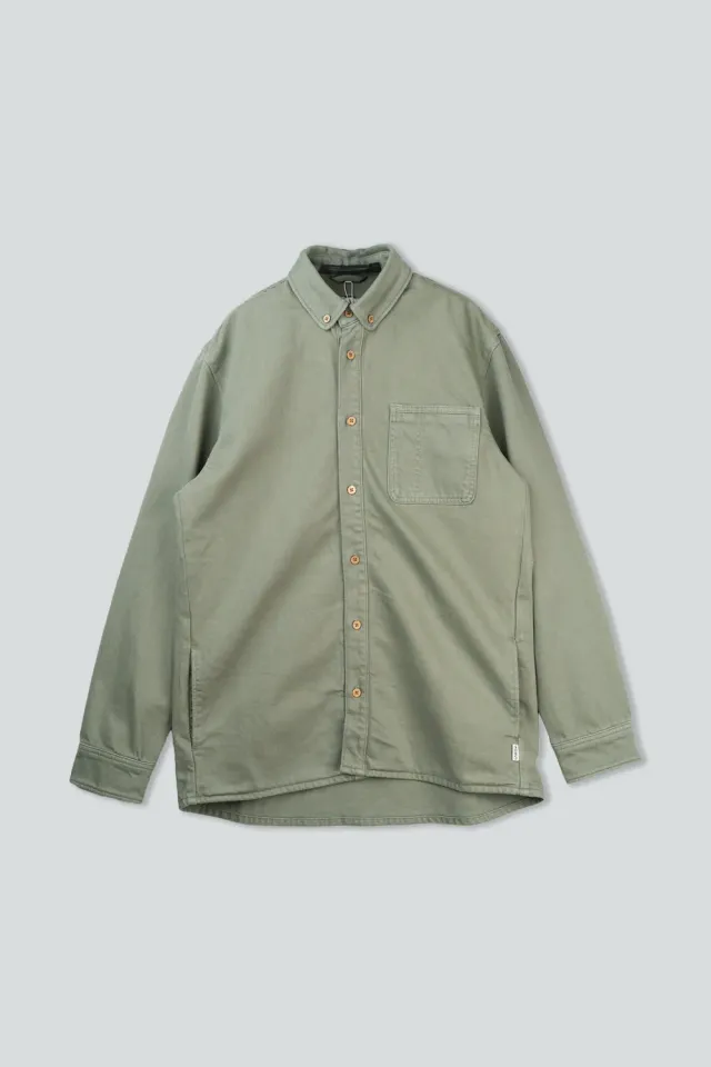 LAKOR Spork Overshirt Jacke Sea Spray Bio-Baumwolle