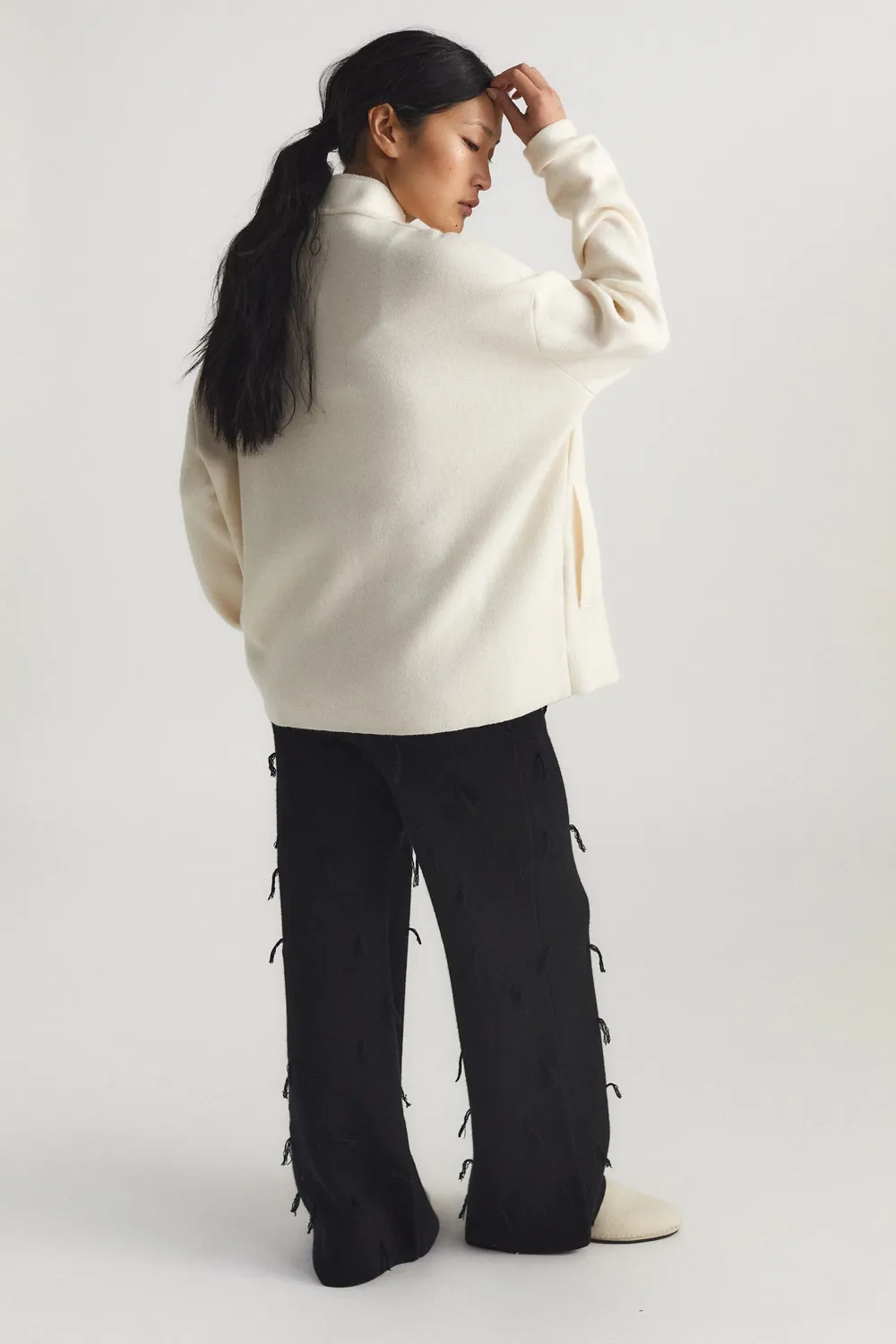 Oyuna Wind Jacke Ivory Damen relaxed
