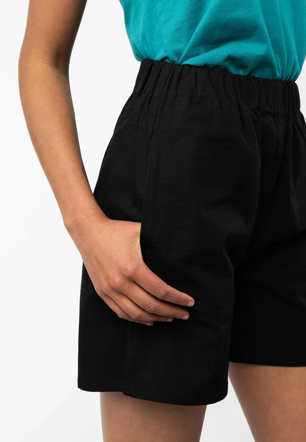 MELA RILA Shorts sage aus Baumwolle