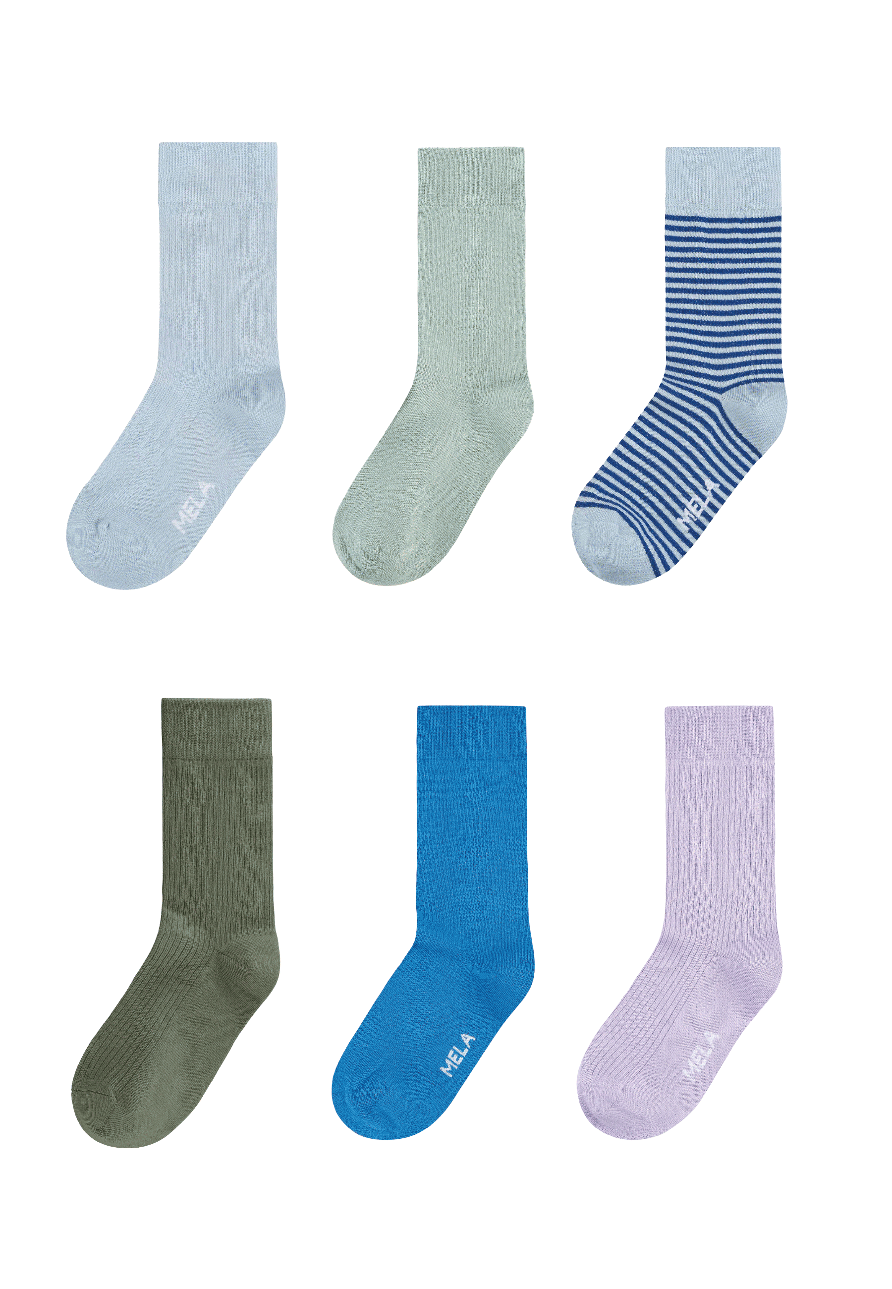 MELA Surprise Box Socken 6+ Paare Bio-Baumwolle