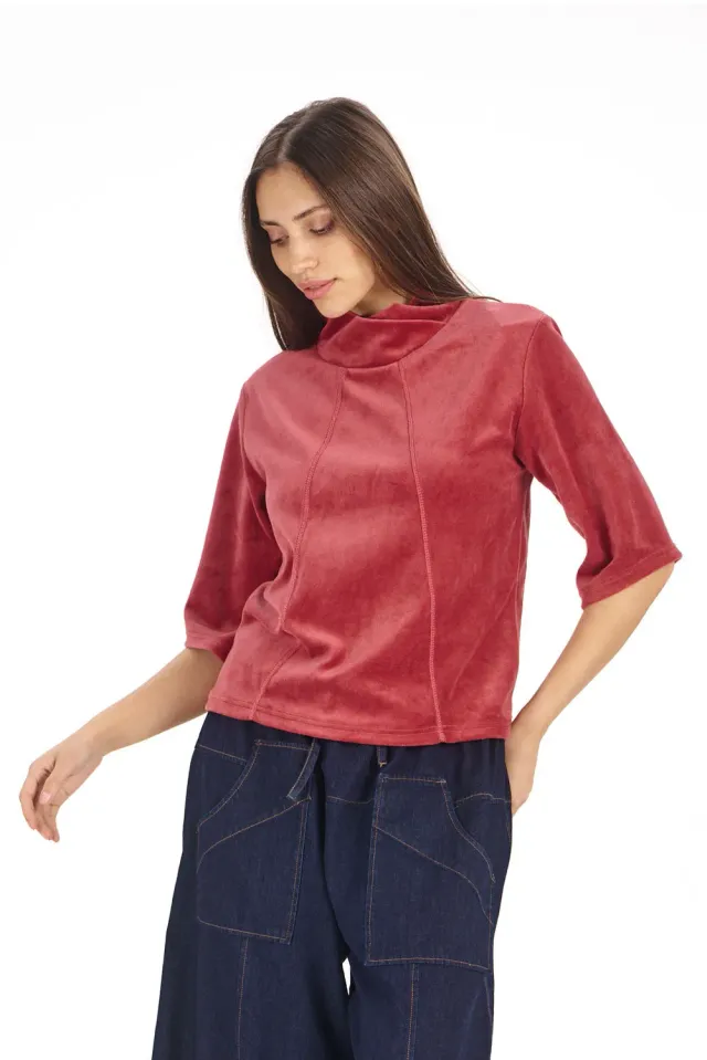 KOMODO SMOKE Top Rose Bio-Baumwollsamt