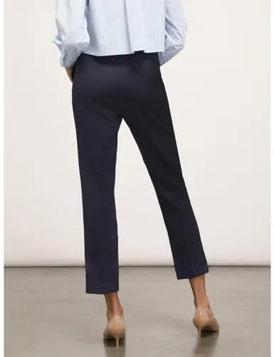 Motivi Spring Summer 24 Regular-Hose einfarbig Bügelfalte