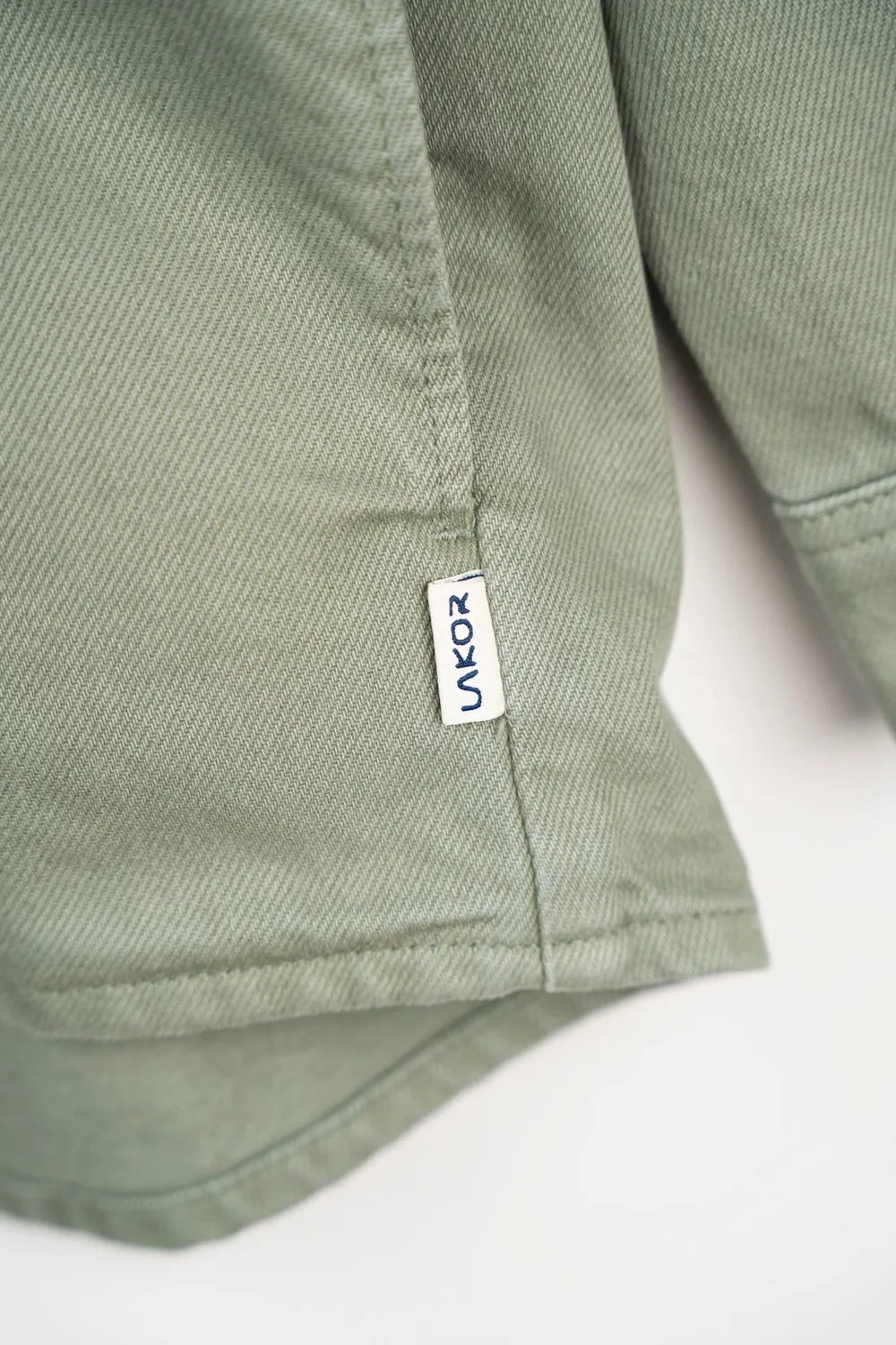 LAKOR Spork Overshirt Jacke Sea Spray Bio-Baumwolle