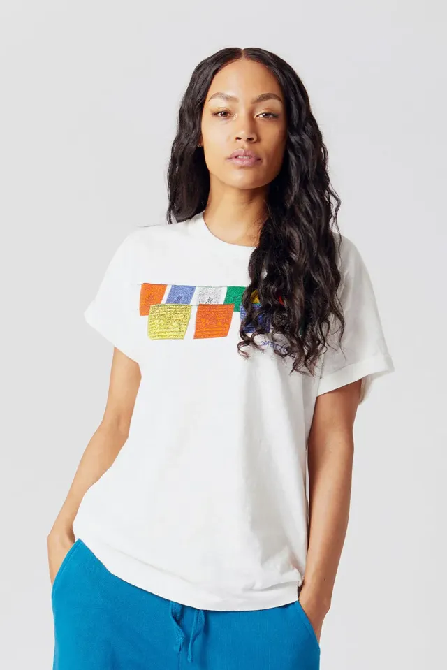 Komodo Tibet T-Shirt Off-White Bio-Baumwolle