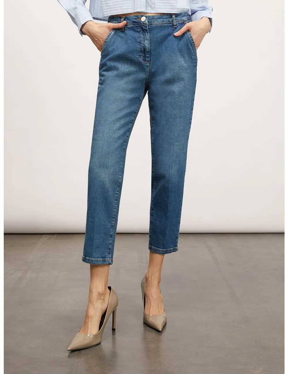 Motivi Regular-Jeans Stretch-Jeans Gr. 40 Bügelfalte