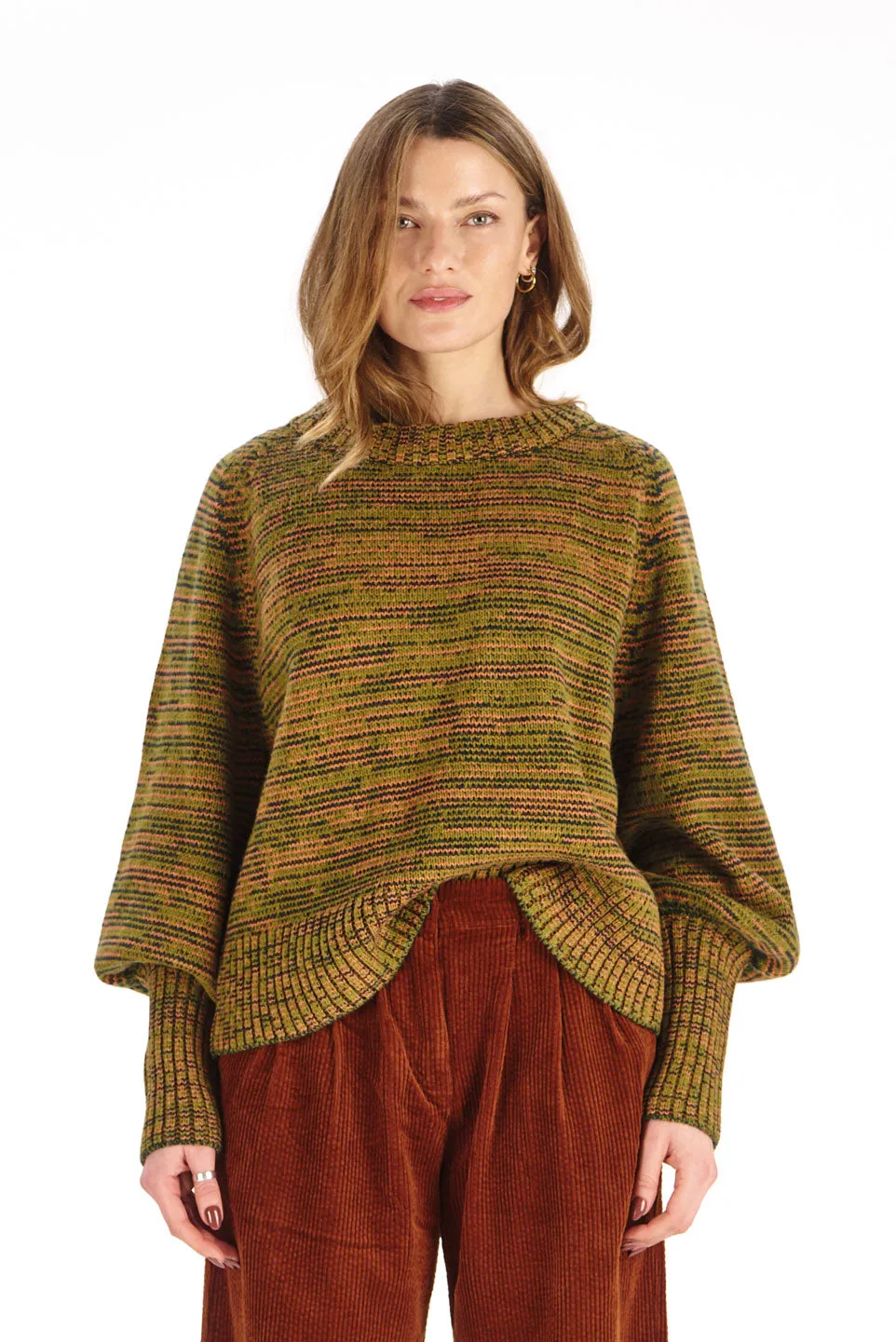 KOMODO LEILA Pullover Space Dye Merino locker