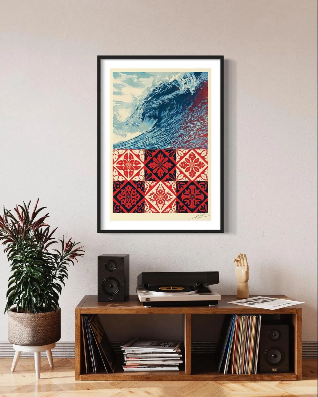 Obey Wave of Distress Signed Offset Lithograph Druck signiert