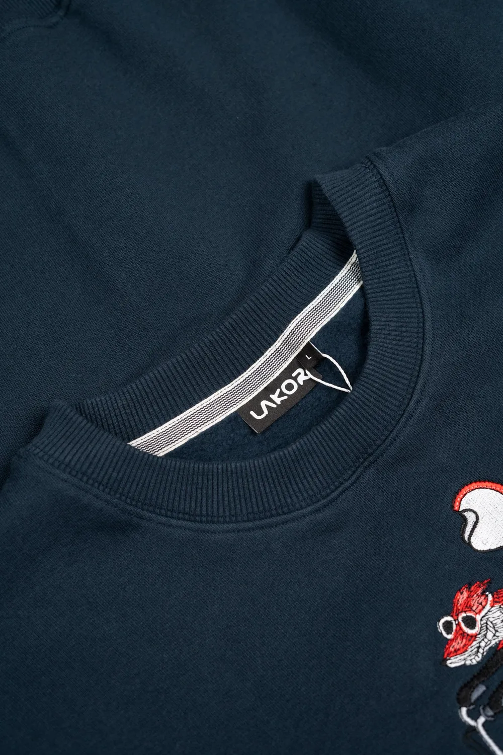 LAKOR Foxtail Crewneck Sweatshirt Blueberry Bio