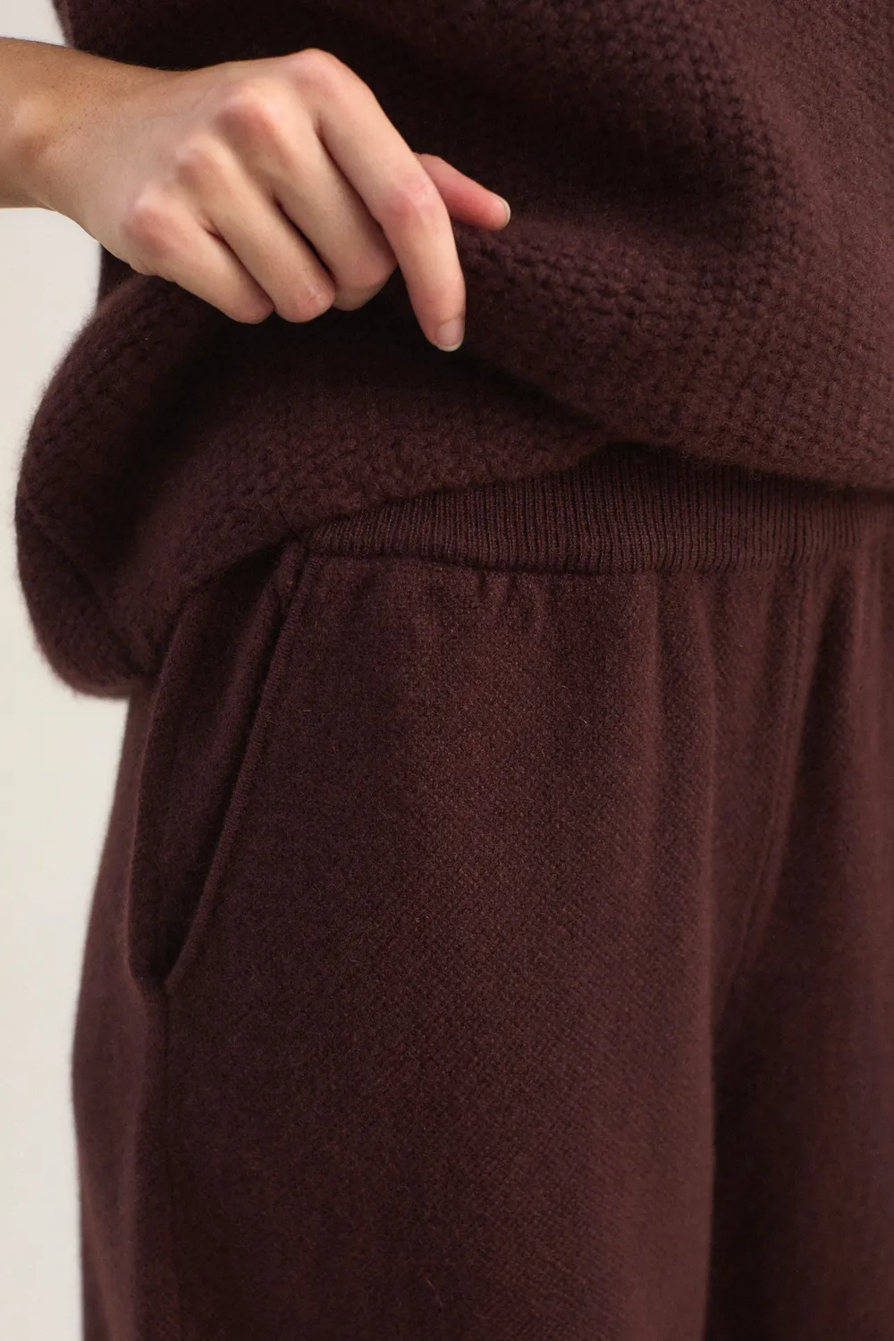 Oyuna Maxi Hose Carob Kaschmir Ballonhose
