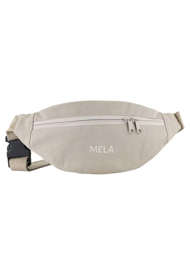 MELA Hip Bag Bauchtasche all black Canvas