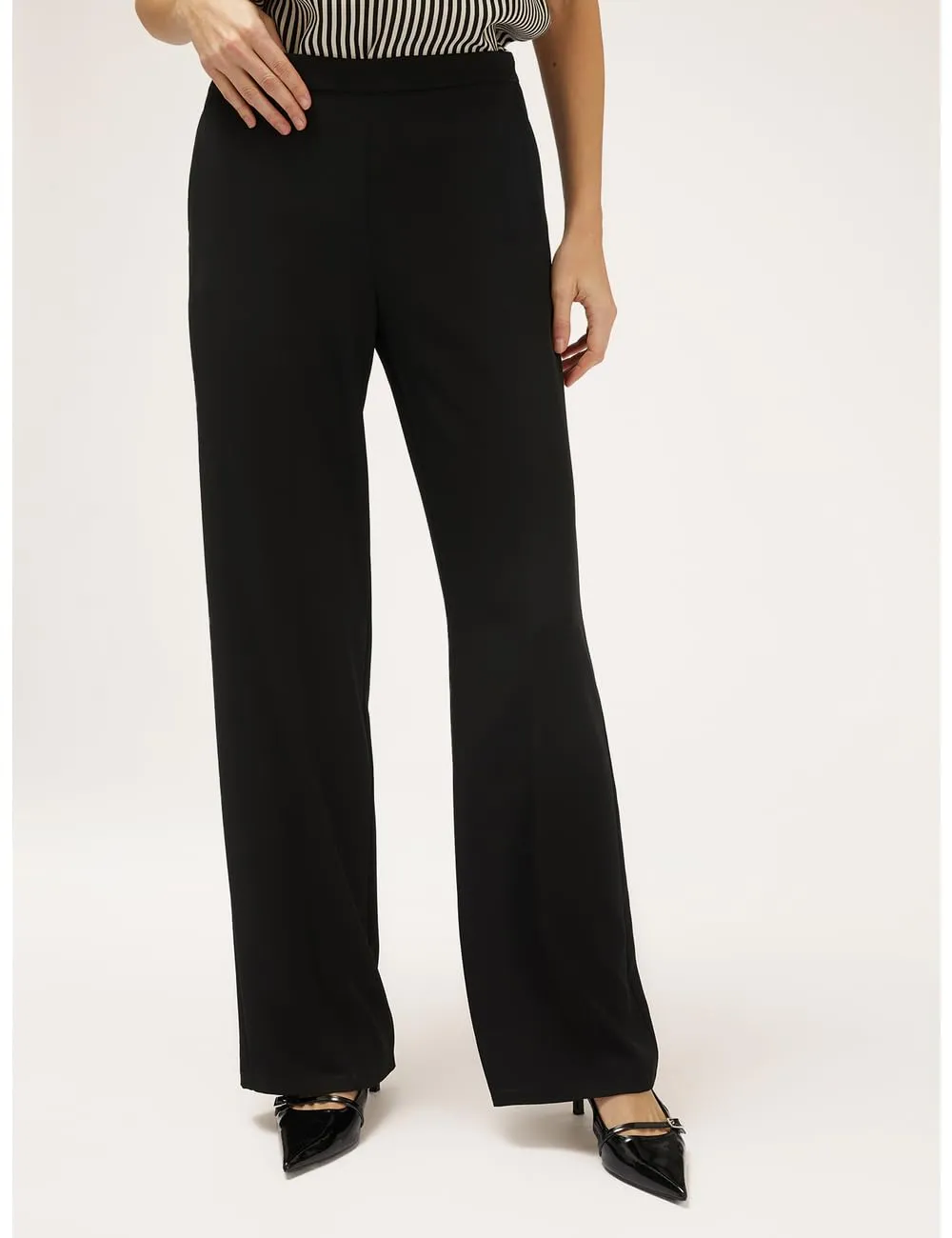 Motivi Hose mit weitem Bein Damen weit geschnitten
