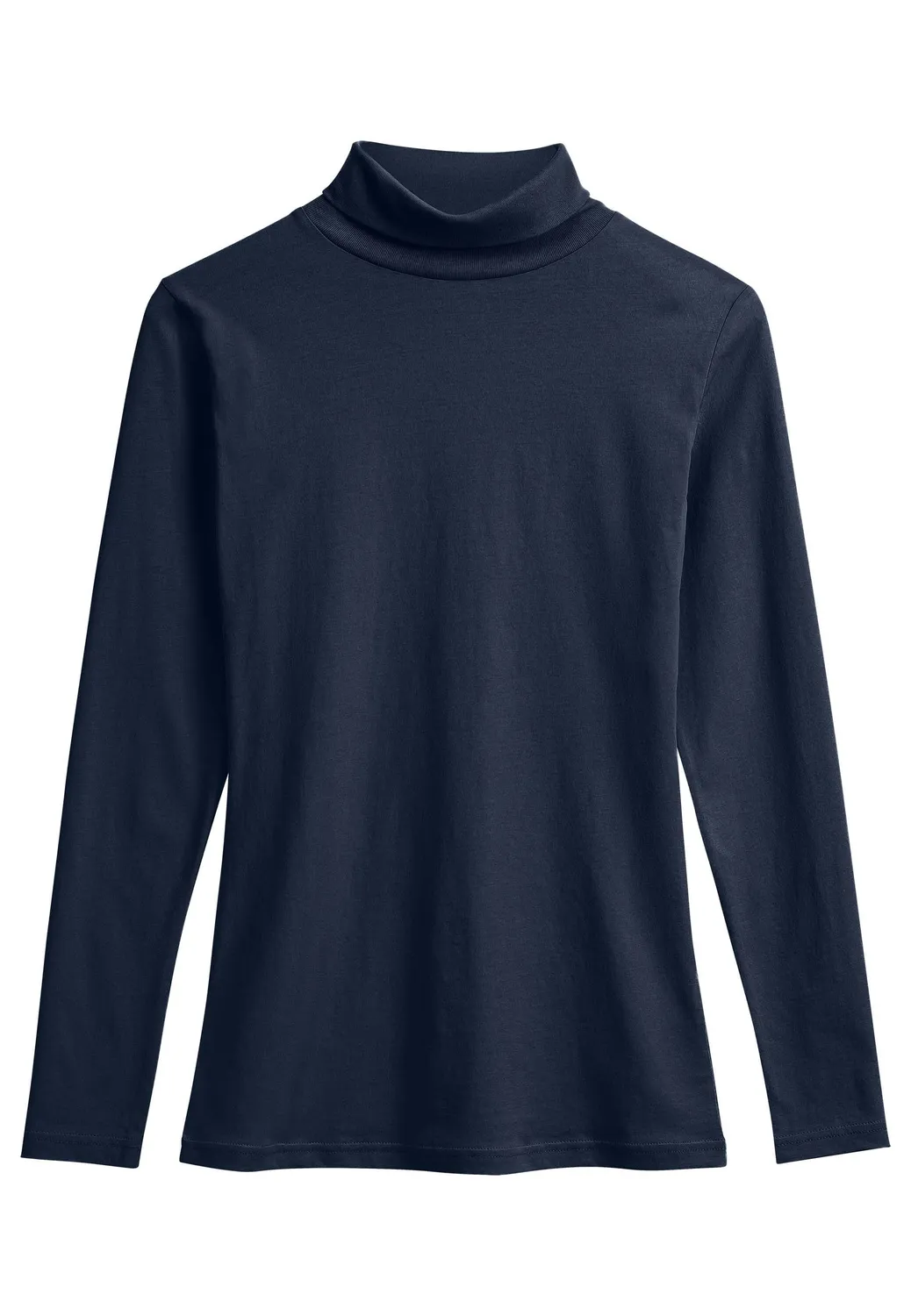 MELA ANCHAL Turtleneck Shirt schwarz Bio-Baumwolle
