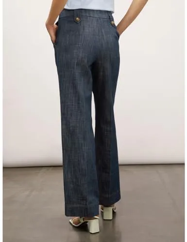 Motivi Jeans weites Bein Flamm-Optik