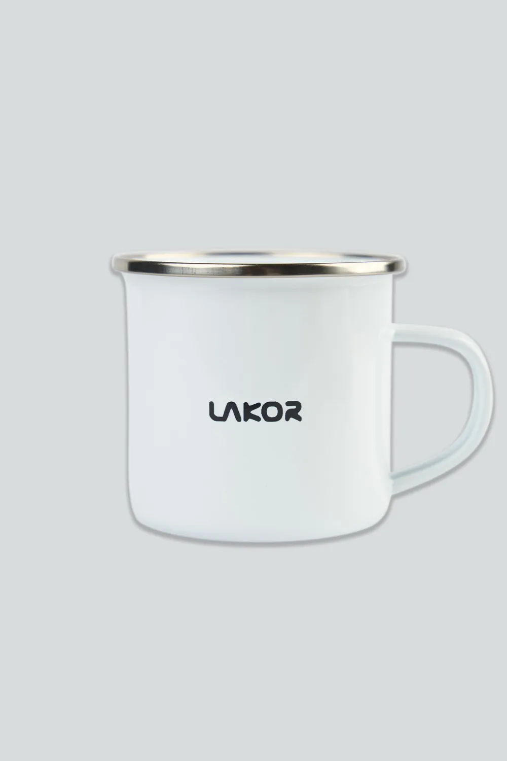 LAKOR Ice Bear SUP Emaillebecher Weiß Eisen