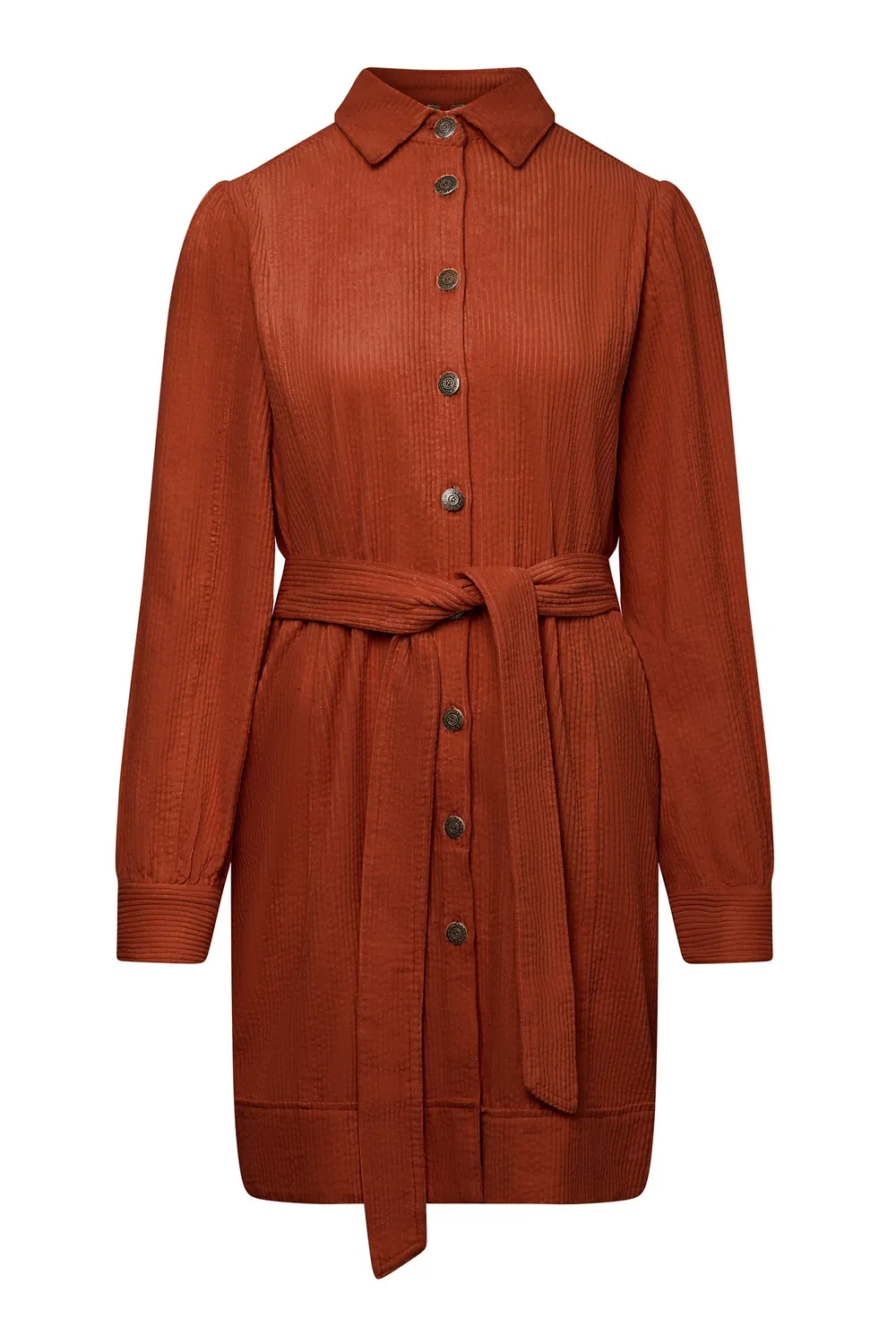 Komodo Ruby Kleid Damen Ginger Cord Bio-Baumwolle