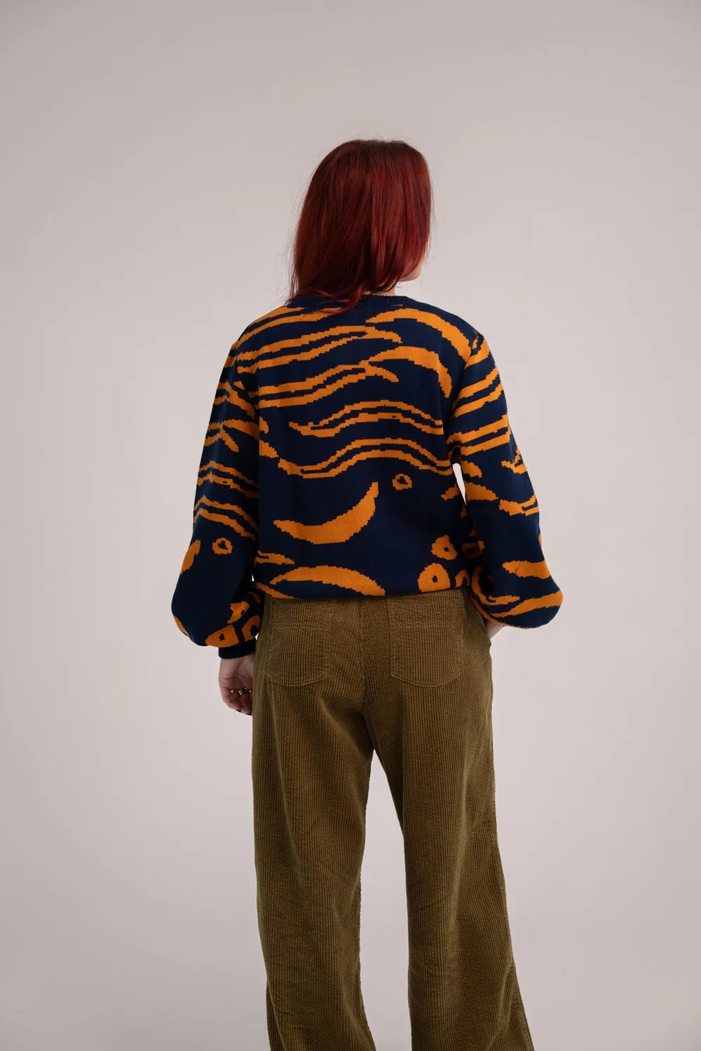 KOMODO TIGER HOPE Pullover Bio-Baumwolle Navy